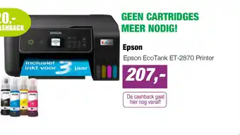 EP Epson EcoTank ET-2870 Printer aanbieding