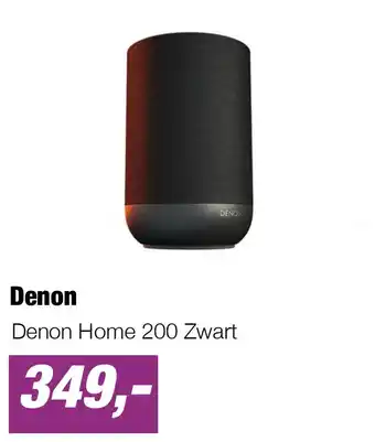 EP Denon Home 200 Zwart aanbieding
