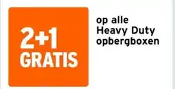 GAMMA op alle Heavy Duty opbergboxen aanbieding