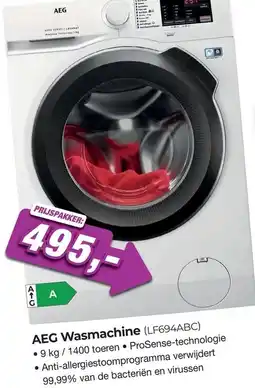 EP Beerepoot Aeg wasmachine (lf694abc) aanbieding