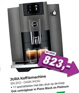 EP Beerepoot Jura koffiemachine (e6 (ec) dark inox) aanbieding