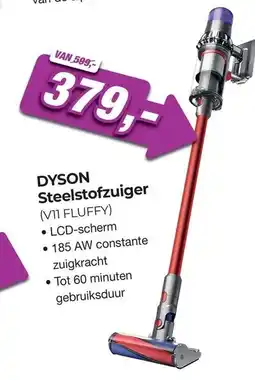 EP Beerepoot Dyson steelstofzuiger (V11 FLUFFY) aanbieding