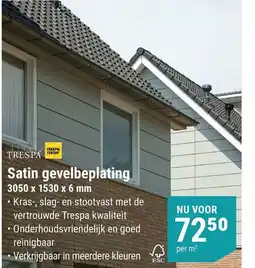 Pontmeyer Satin gevelbeplating aanbieding