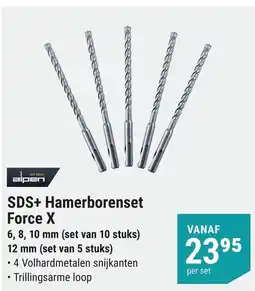 Pontmeyer Sds+ hamerborenset force x aanbieding