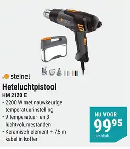 Pontmeyer Heteluchtpistool HM 2120 E aanbieding