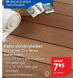 Pontmeyer Kapur vlonderplanken aanbieding