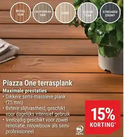 Pontmeyer Piazza One terrasplank aanbieding