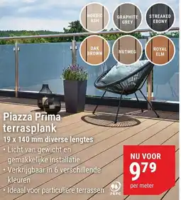 Pontmeyer Piazza Prima terrasplank aanbieding