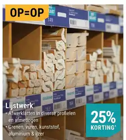 Pontmeyer Lijstwerk aanbieding
