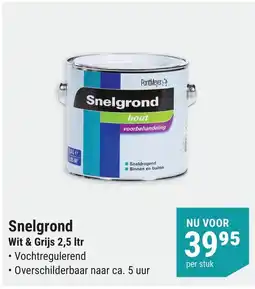 Pontmeyer Sneldrogend Wit & Grijs 2.5 ltr aanbieding