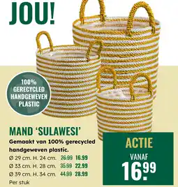 GroenRijk Mand sulawesi aanbieding