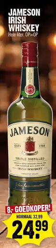 Super Dirck 3 Jameson irish whiskey aanbieding