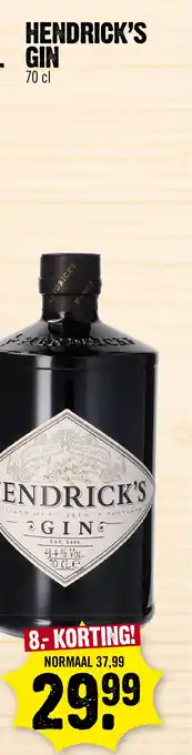 Super Dirck 3 Hendrick's gin aanbieding
