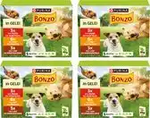 Bol.com Bonzo Adult Maaltijdzakjes - Hondenvoer Natvoer - Rund Kip & Lam - 48 x 85 g aanbieding