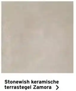GAMMA Stonewish keramische terrastegel Zamora aanbieding