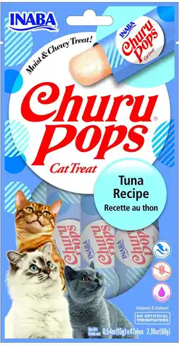 Intratuin Ciao kattensnack Churu Pops tonijn 15 g 4 stuks aanbieding