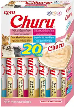 Intratuin Ciao kattensnack Churu tonijn 14 g 20 stuks aanbieding