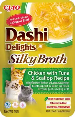 Intratuin Ciao kattensnack Dashi Delights kip met tonijn en garnaal 40 g aanbieding