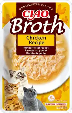 Intratuin Ciao kattensnack Broth kip 40 g aanbieding