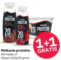Spar Melkunie proteïne aanbieding