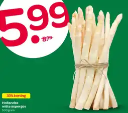 Spar Hollandse witte asperges aanbieding