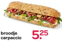 Spar Broodje carpaccio aanbieding