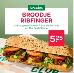 Spar Special broodje ribfinger aanbieding
