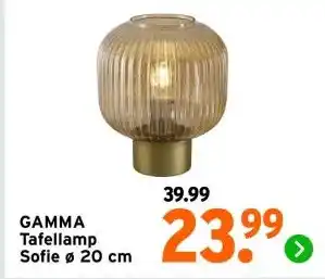 GAMMA GAMMA Tafellamp Sofie aanbieding