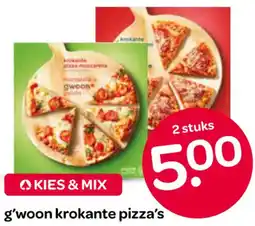 Spar G'woon krokante pizza's aanbieding