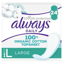 Etos Always Inlegkruisjes Daily Cotton Protection Large 24 stuks aanbieding