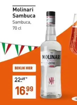 Gall & Gall Molinari Sambuca aanbieding