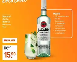 Gall & Gall Bacardi Carta Blanca aanbieding