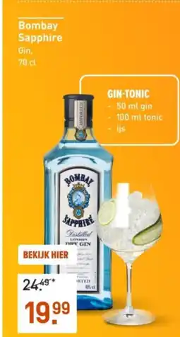 Gall & Gall Bombay Sapphire aanbieding
