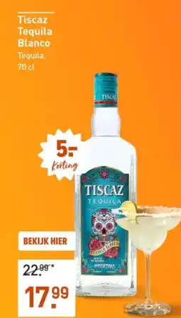 Gall & Gall Tiscaz Tequila Blanco aanbieding