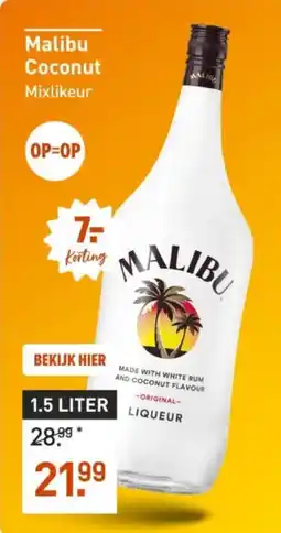 Gall & Gall Malibu Coconut Mixlikeur aanbieding