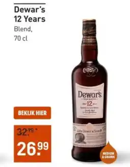 Gall & Gall Dewar's 12 Years aanbieding