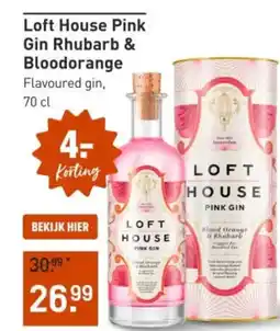 Gall & Gall Loft House Pink Gin Rhubarb & Bloodorange aanbieding