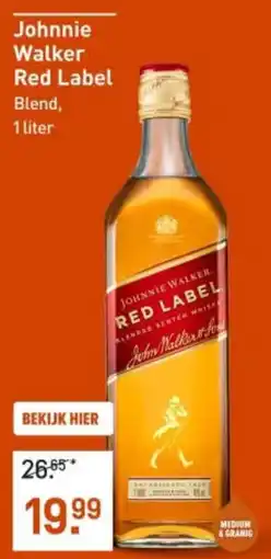 Gall & Gall Johnnie Walker Red Label aanbieding