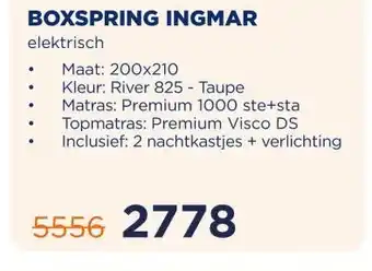TotaalBED BOXSPRING INGMAR aanbieding