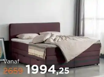 TotaalBED Opbergboxspring Dortmund met lade aanbieding