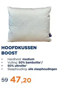 TotaalBED Hoofdkussen Boost | bamboe aanbieding
