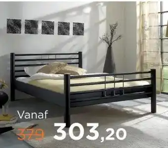 TotaalBED Bed Davos | 140 x 200 cm | Antraciet aanbieding