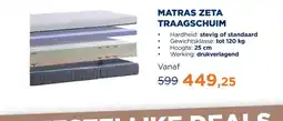 TotaalBED Matras Zeta | traagschuim toplaag aanbieding