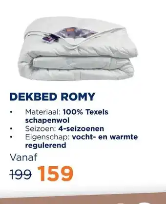 TotaalBED Dekbed Romy 100% wol | 4-seizoenen aanbieding