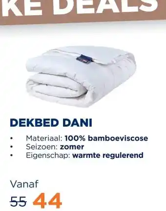 TotaalBED Dekbed Dani 100% bamboe | zomer aanbieding