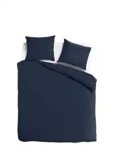 TotaalBED Dekbedovertrek Noa Koningsblauw | 140 x 200/220 cm aanbieding