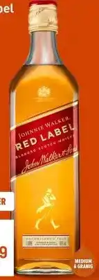 Gall & Gall Johnnie Walker Red Label 100CL aanbieding