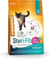 Bol.com Fokker Steri-Fit Kattenvoer Skin & Coat - 10 kg aanbieding