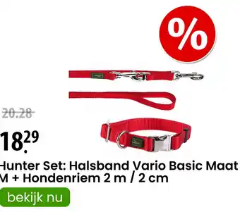 Zooplus Halsband Vario Basic aanbieding