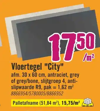 Hornbach Vloertegel "City" aanbieding